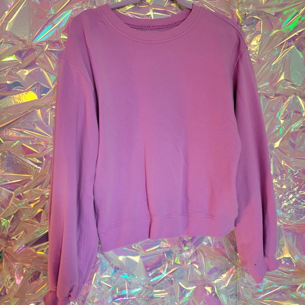Women oversize long sleeve pink sweater UGG size M